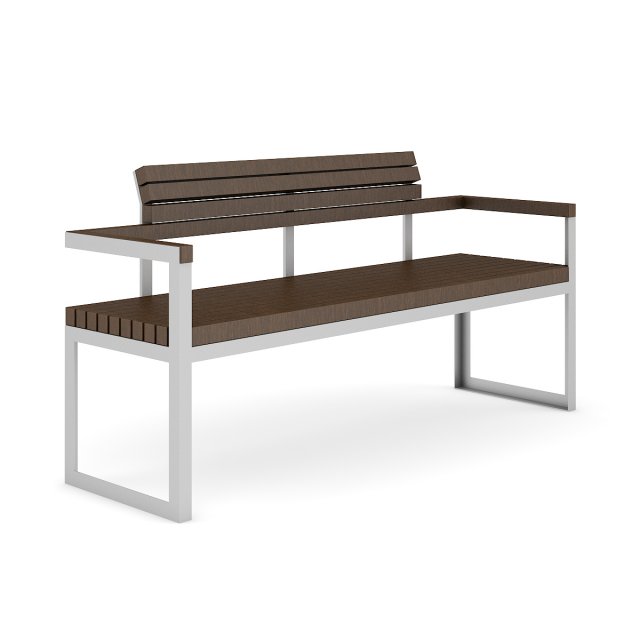 wooden bench 2 3D मॉडल .c4d .max .obj .3ds .fbx .stl .blend 