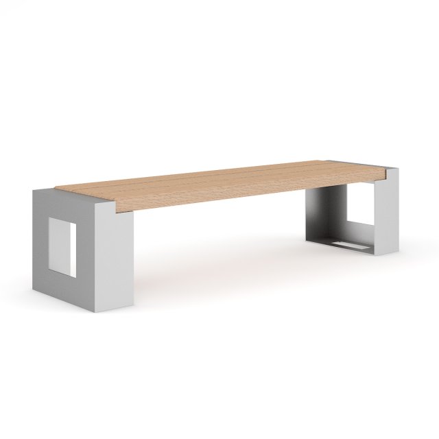 wooden bench 4 3D Model .c4d .max .obj .3ds .fbx .stl .blend 