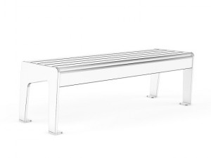wooden bench 6 Modelo 3D