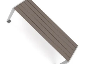 wooden bench 6 3D Model