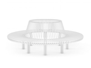 round bench 3D Model