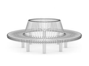 round bench 3D Model