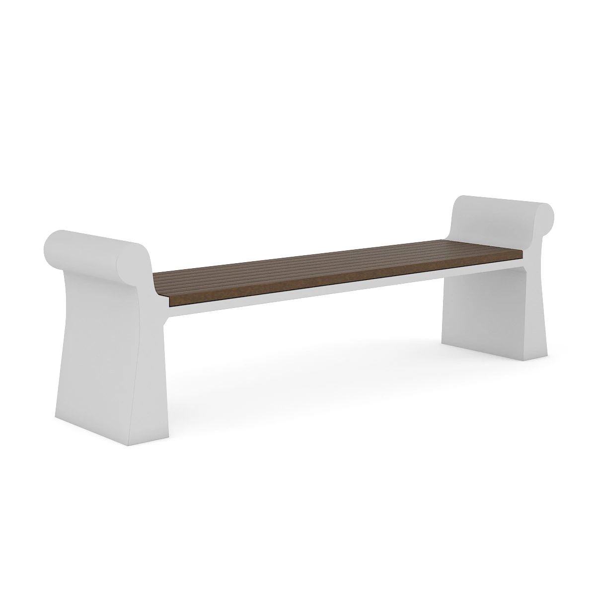 wooden bench 7 3D Model .c4d .max .obj .3ds .fbx .stl .blend