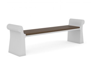 wooden bench 7 3D Model