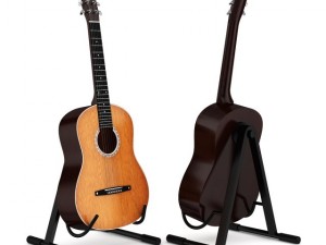 acoustic guitar 3D-Modell