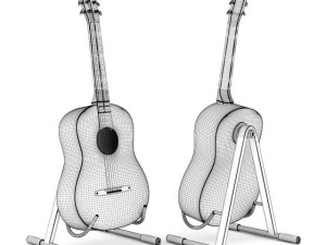acoustic guitar Modelo 3D