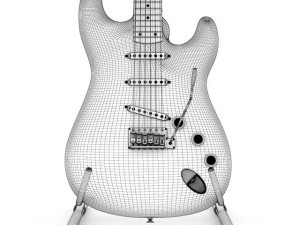 electric guitar Modelo 3D