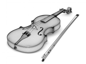 violin 3D Модель