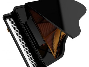 grand piano 3D 模型
