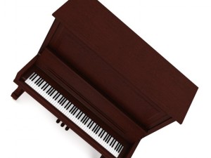 upright piano Modelo 3D