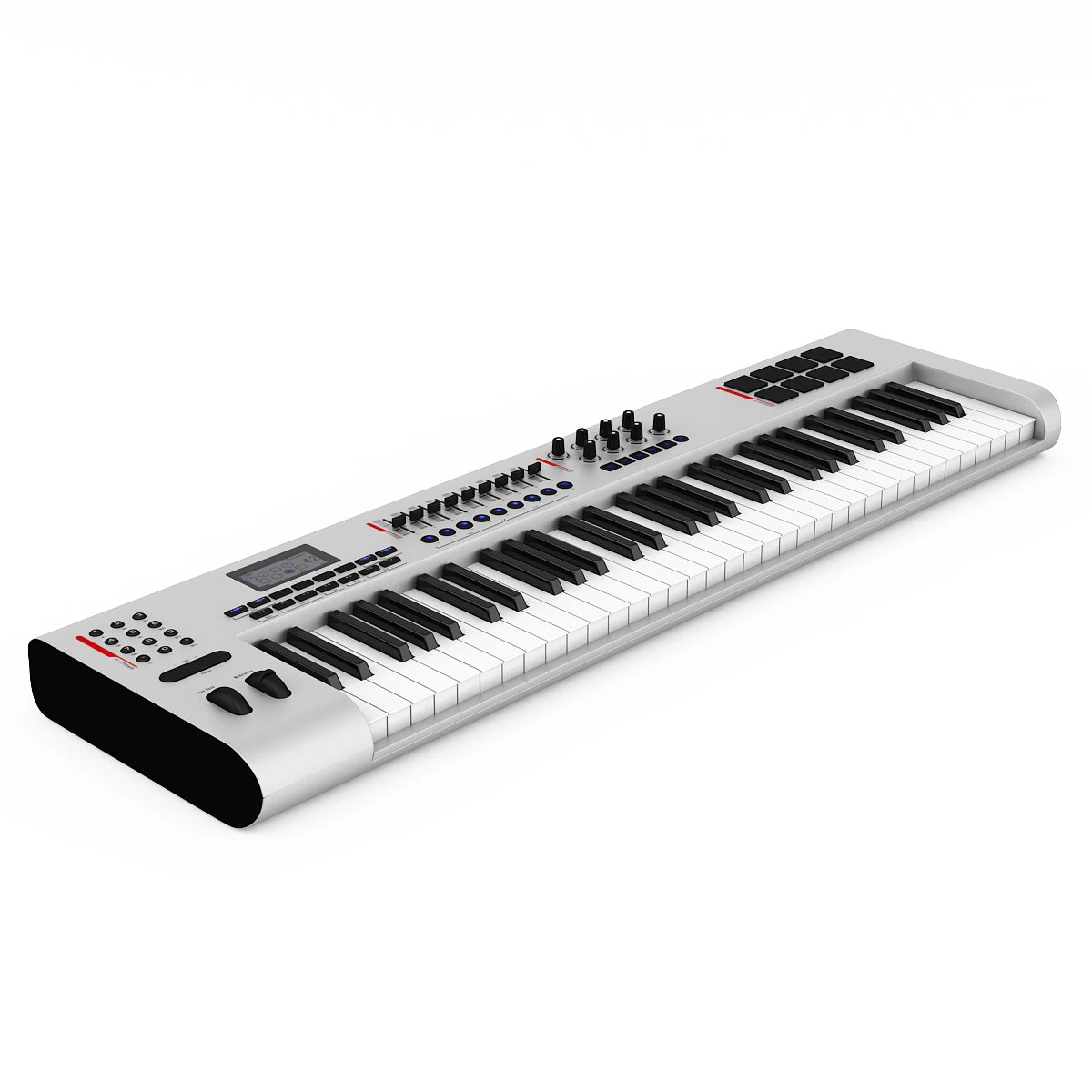 keyboard workstation 1 3D Model .c4d .max .obj .3ds .fbx .stl .blend 