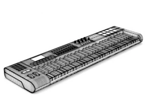 keyboard workstation 1 3D Model
