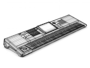 keyboard workstation 3 Model 3D