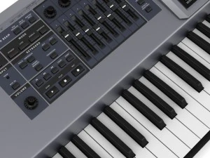 keyboard workstation 3 3D Model