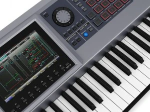 keyboard workstation 3 3D Model