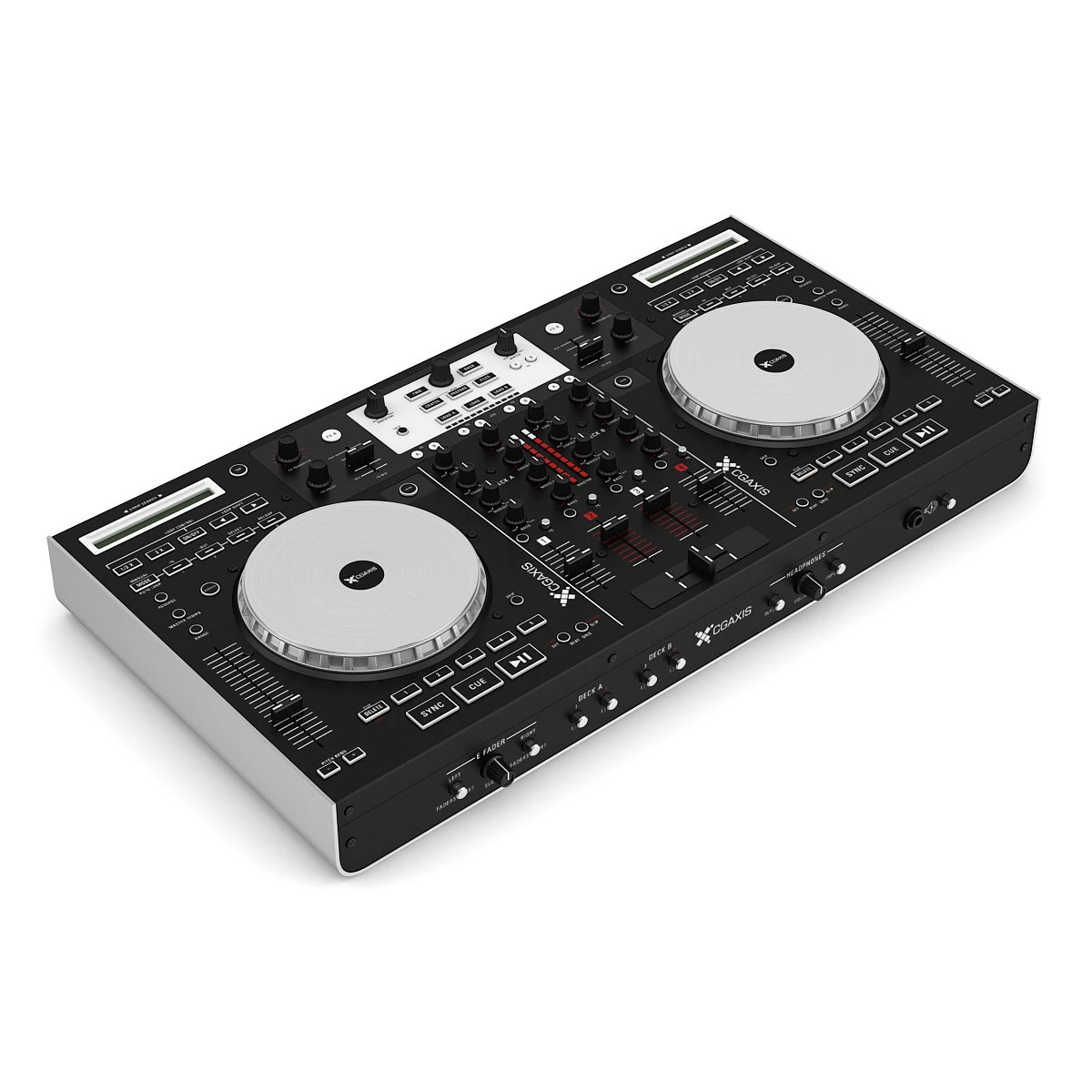 djs controller 3D Model .c4d .max .obj .3ds .fbx .stl .blend 