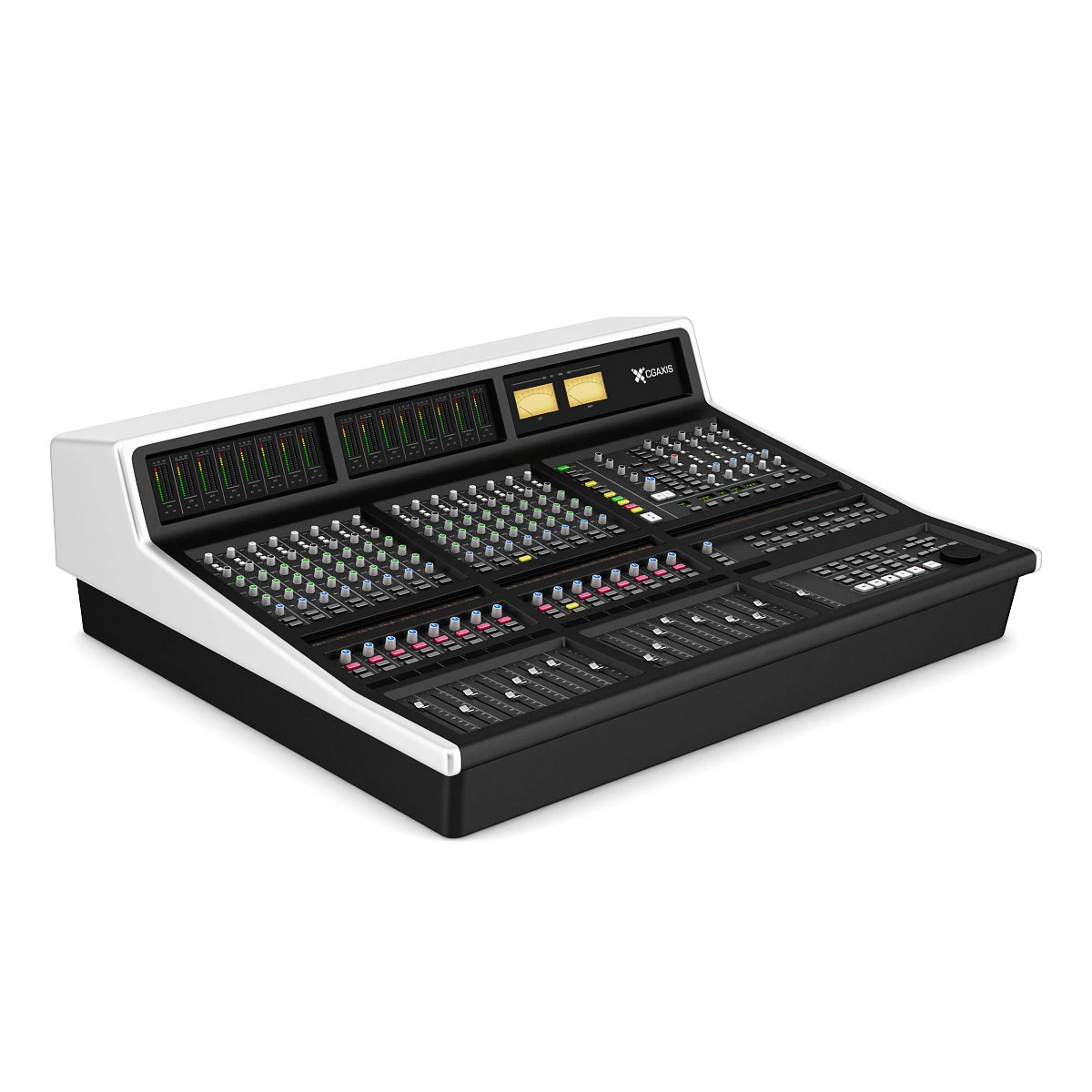 misturador de est&uacute;dio Modelo 3D .c4d .max .obj .3ds .fbx .stl .blend 