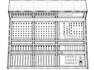 misturador de est&uacute;dio Modelo 3D