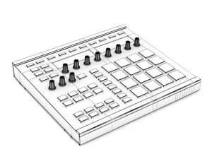 controller del pad 1 Modello 3D