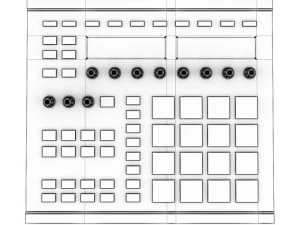 controller del pad 1 Modello 3D