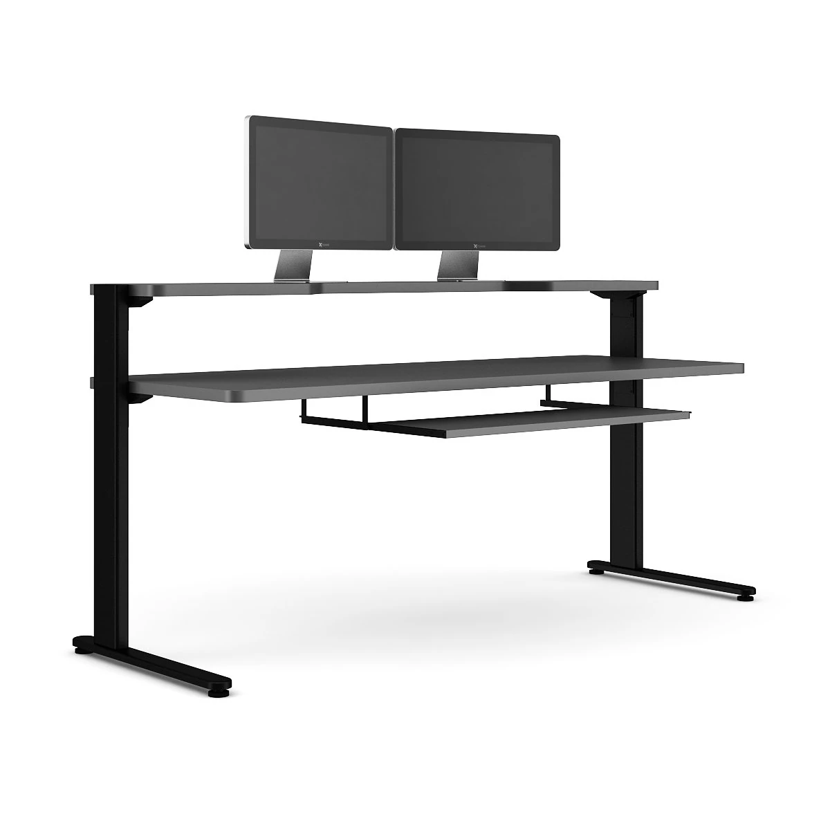 studio desk 1 3D Model .c4d .max .obj .3ds .fbx .stl .blend 