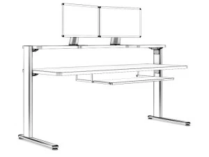 studio desk 1 3D Model