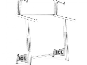 keyboard stand 1 Model 3D