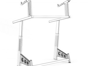 keyboard stand 1 Model 3D