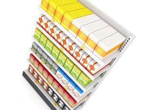 supermarket shelf  04 3D Model