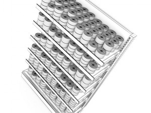 supermarket shelf 05 3D Model