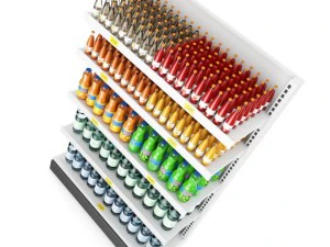 supermarket shelf 06 3D Model