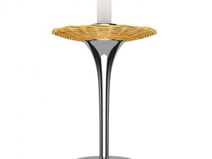 wicker table lamp 3D Model