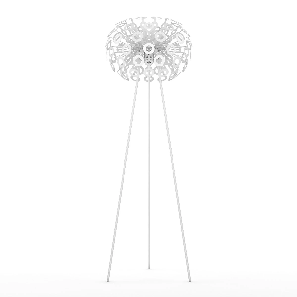 standing lamp 1 3D Model .c4d .max .obj .3ds .fbx .stl .blend 
