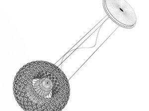 Deckenleuchte 3 3D Modell