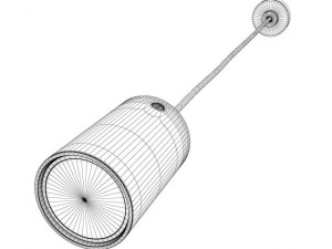 ceiling halogen 1 3D Model