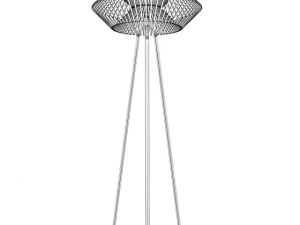 l&aacute;mpara de pie 8 Modelo 3D