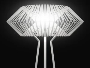 l&aacute;mpara de pie 8 Modelo 3D