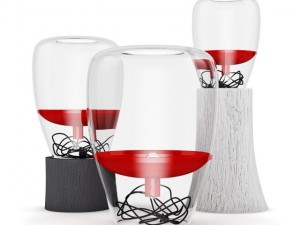 glass lamps set Modello 3D