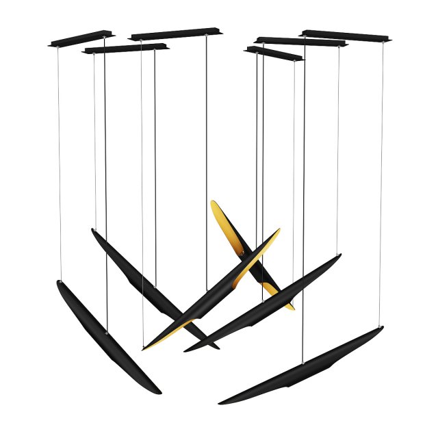 ceiling lamps set 1 Modelo 3D .c4d .max .obj .3ds .fbx .stl .blend 