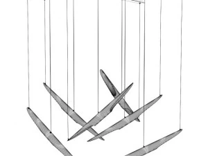 ceiling lamps set 1 3D Model