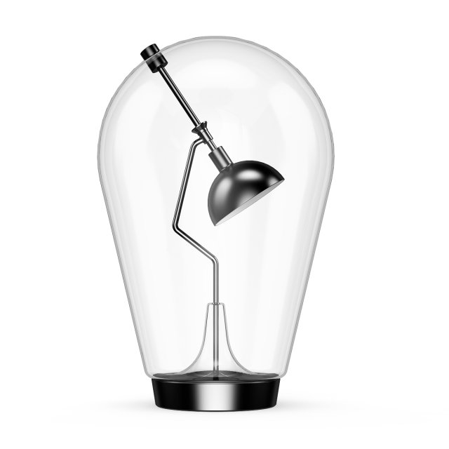 glass standing lamp 3D Model .c4d .max .obj .3ds .fbx .stl .blend 