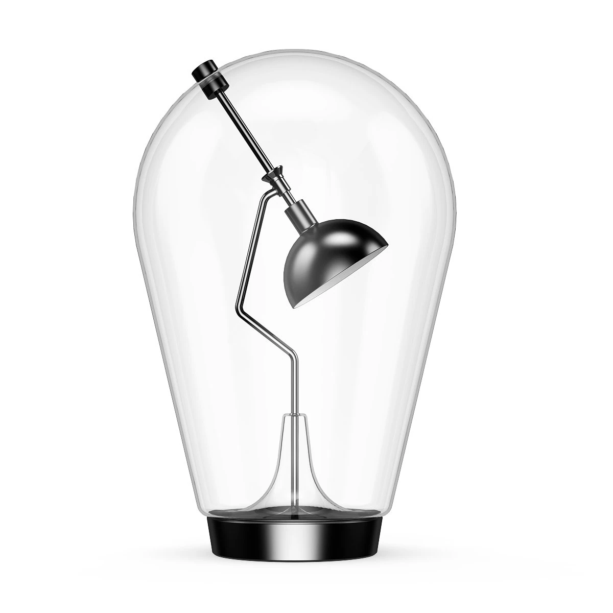 glass standing lamp 3D Model .c4d .max .obj .3ds .fbx .stl .blend