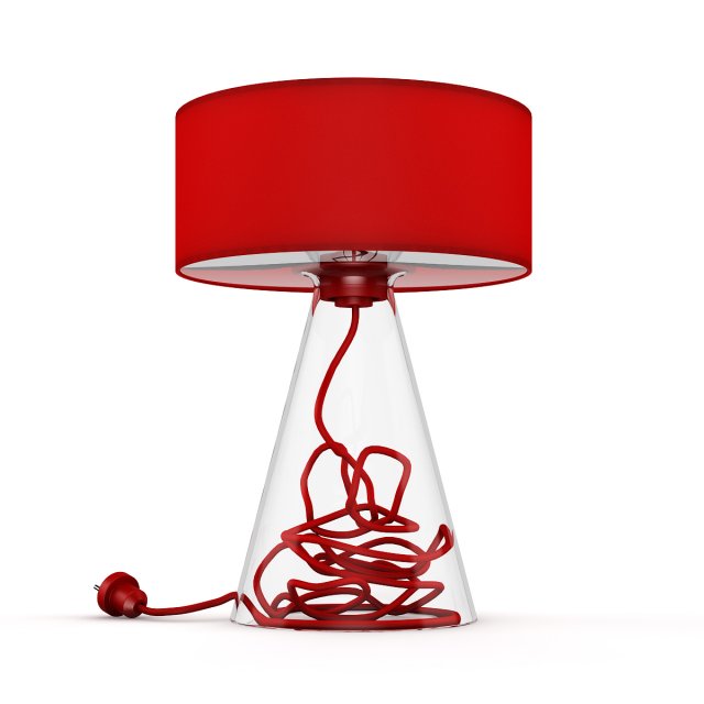 glass table lamp Modello 3D .c4d .max .obj .3ds .fbx .stl .blend 