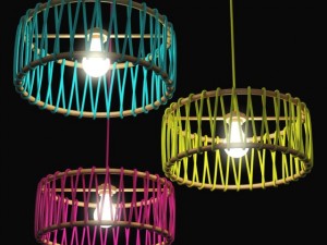 ceiling lamps set 3 Model 3D