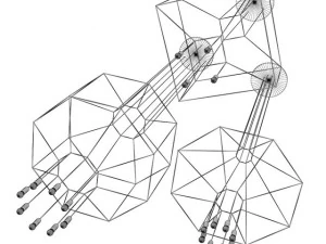 천장 램프 세트 4 3D 모델