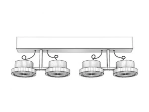 ceiling halogen 2 3D Model