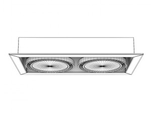 ceiling halogen 4 3D Модель