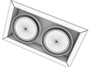 ceiling halogen 4 3D Модель