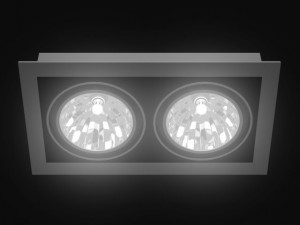 ceiling halogen 4 3D Модель