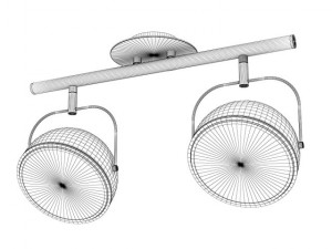 ceiling halogen 6 3D 模型